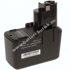 Batteri til Bosch Bormaskin GSR 12VPE-2 m.Pistolengr. NiMH