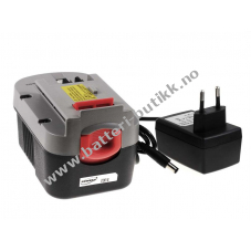 Batteri til Verkty Black & Decker Bormaskin CP14K Li-Ion inkl. Lader