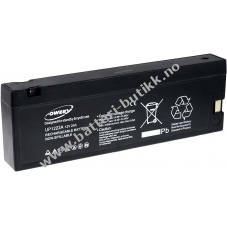 Powery Blei-Gel Batteri til Panasonic  LC-S2012A