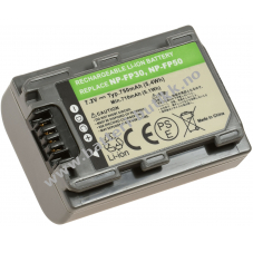 Batteri til Sony DCR-DVD602E 750mAh