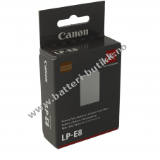 Batteri til Canon Modell LP-E8 Original