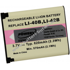 Batteri til Rollei Typ 02491-0066-00