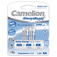 Camelion HR6 Mignon AA Always Ready (oppladbare) 2 stk. 2500mAh