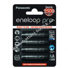 Panasonic eneloop Pro BK-3HCCE/4BE 2500mAh 4 pakke