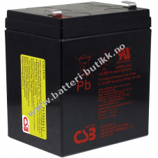 CSB Hochstrom Bleibatteri HR1221WF2 12V 5,1Ah