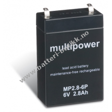 Powery BlyBatteri (multipower) MP2,8-6P