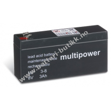 Powery BlyBatteri (multipower) MP3-8