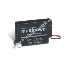 Powery BlyBatteri (multipower) MP0,8-12JST