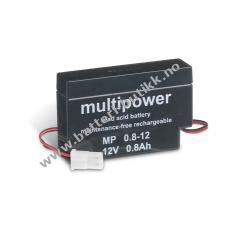 Powery BlyBatteri (multipower) MP0,8-12AMP