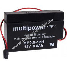 Powery Bleibatteri (multipower) til Solar Rolladen 
