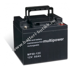 Powery BlyBatteri (multipower) MP50-12C Deep cycle