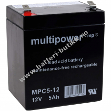 Powery BlyBatteri (multipower) MP5C-12 Deep cycle