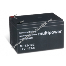 Powery BlyBatteri (multipower) MP12-12C Deep cycle