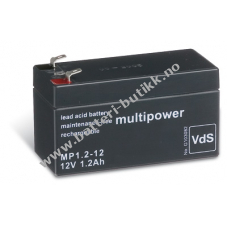 Powery BlyBatteri (multipower) MP1,2-12 Vds