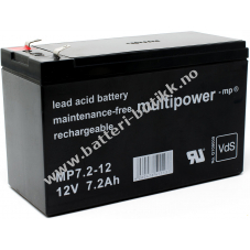 Powery BlyBatteri (multipower) MP7,2-12 Vds