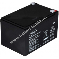 lead-gel Batteri til Peg Perego emergency strm supply 12V 12Ah (compatible to 14Ah)