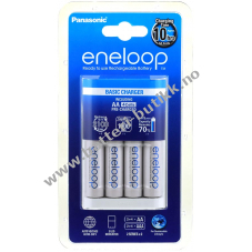 Lader Panasonic eneloop BQ-CC18 inkl. 4x batteri Panasonic eneloop AA 1900mAh