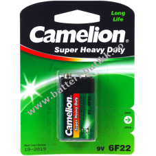 Batteri Camelion Super Heavy Duty 6F22 9-V-Block (5 x 1 pakke)