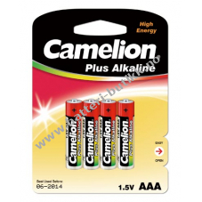 Camelion Batteri AAA 4 Blister