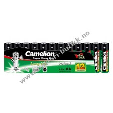 Batteri Camelion Super Heavy Duty R6 / Mignon / AA (5 x 12 Shrink)