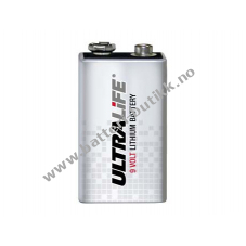 Lithium Batterie Ultralife Modell 6LR61 9V-Block