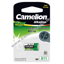 Camelion fjernkontorll batteri GP11 AlkaLi-Ione 1 stk.
