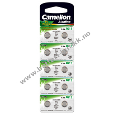 Camelion knappcelle AG12 10 pakke