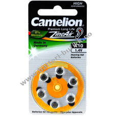 Camelion Hreapparat batteri A10 ZL10 PR70 PR536 AE10 DA10 10AE V10AT PR230 6 stk.