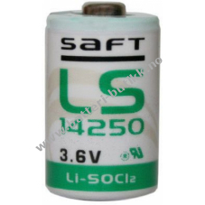 Lithium Batteri Saft LS14250 1/2AA 3,6Volt