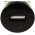 KfZ Reiseladeadapter 12-24V auf  1x USB 1000mA Sort