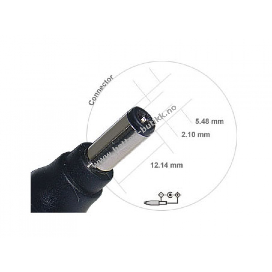 Begivenhed cirkulation Trickle Stikk Nr.4 til Notbook strømforsyner 5,5x2,5x12mm * batteri-butikk.no Begivenhed cirkulation Trickle Stikk Nr.4 til Notbook strømforsyner 5,5x2,5x12mm * batteri-butikk.no